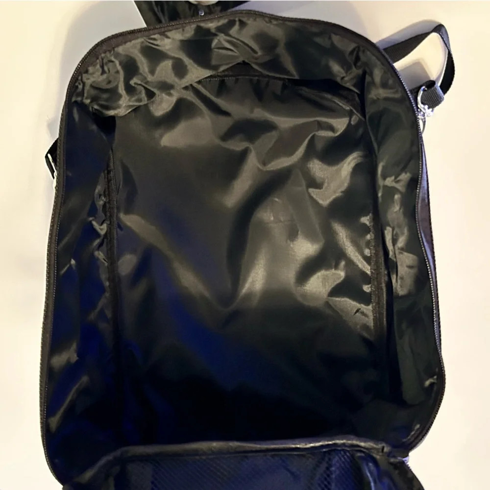 Greg Norman Collection Black Men's Travel Golf Shoe Bag with Shoulder Strap NEW